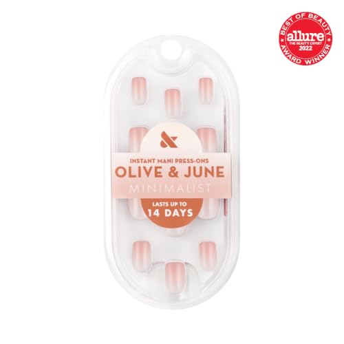 Olive & June Instant Mani Press-On Nails, HZ Dusty Rose Syrup Gradient - color: HZ Dusty Rose Syrup Gradient