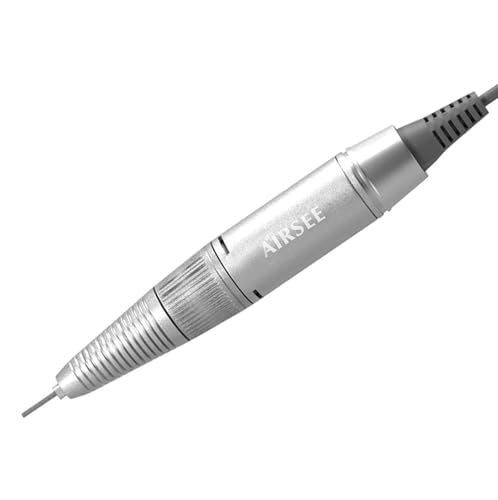 AIRSEE Updated Handpiece for E8 Professional Nail Drill,Sliver - color: E8 Handle Sliver