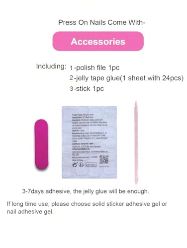 Handmade Duck French Press On Nails | Reusable & Salon Quality (O902, M) - color: O902, size: M