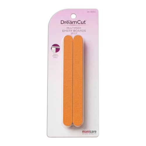 DreamCut 20 Pack Emery Boards, 150/180 Grit, Manicure Pedicure Nail Files