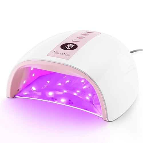 MelodySusie P‑Plus30B UV Nail Lamp for Gels with 3 Timer Smart Sensor - color: B--pink