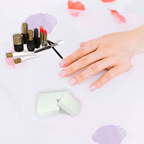 Maryton Nail Buffer Mini Block Files, 100/120 Grit, White, 130 PCS - color: White
