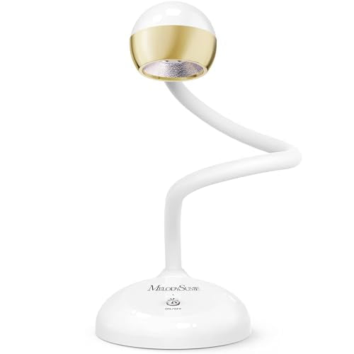 MelodySusie 360° 2-in-1 Gooseneck Nail Lamp S-Pro09M for Detail Work - color: Golden Nail Art Lamp