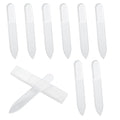 8 Pcs Pointed Glass Nano Nail File Set with Case - size: Style-3