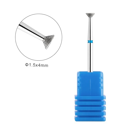 Acycoin2A 2pcs Head Disc Grinding Burr T Mills Electric Nail Drill Bit