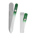 Bona Fide Beauty Czech Glass Nail File and Shiner Duo Set (Green) - color: Green