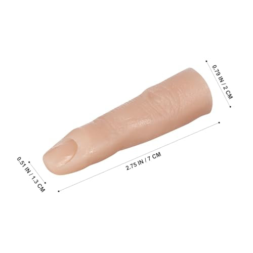 Prosthetic Finger Tips Fake Finger Model Nail Art Finger Practice Hand Tool