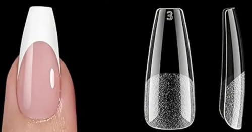 Coffin Nail Tips Press On Nails, 550 pcs, Long Full Cover