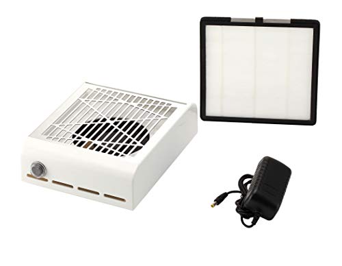 Miss Sweet Electric Nail dust Collector for Manicure (Sweet White) - color: Sweet White