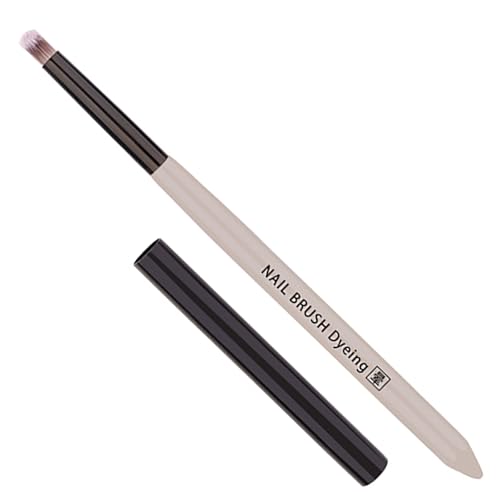 Ombre Nail Brush (Oblique), Gradient Nail Art Brushes, Gel Nail Polish Brush, Nail Art Design Painting Tools for Salon & Home, Nail Artists & DIY Enthusiasts - color: Angled Ombre Brush