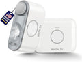 Electric Nail Clipper for Seniors, Automatic 2-in-1 Trimmer & Polish - color: White