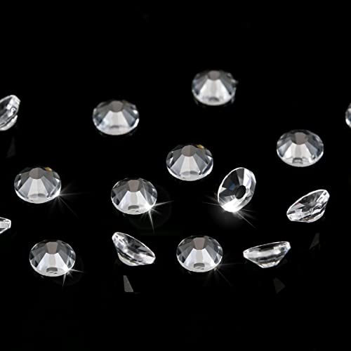 Rhinestones 1440pcs SS6 (1.9-2.0mm) Glass Flatback Crystal Transparent - color: Transparent, size: SS6/2880pcs