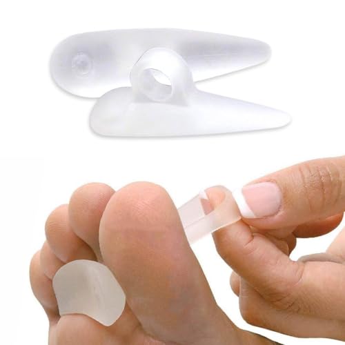 NatraCure Gel Hammer Toe Crest Pads (Left/Right) - 1 Pair – (Toe Straightening Cushion, For Mallet Toes and Overlapping Toes) - 3035-M CAT - size: 2 Count (Pack of 1)