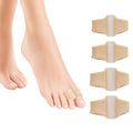 Toe Spacers for Women Men, 4 Pack Gel Toe Separators with 2 Spacing Sizes - size: S+L(4-PACK)
