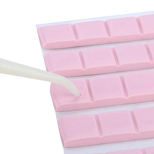 Professional Reusable Nail - Adhesive Manicure Tool for False Nails - Sturdy & Clay, Easy to Use, Versatile Pink Nail Clay for Repeated Applications