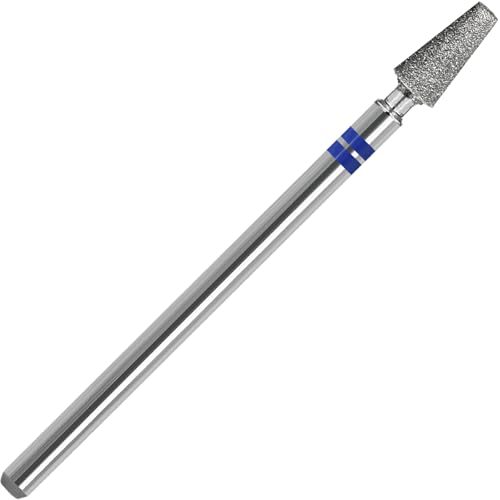 Cuticle Nail Drill Bit, Pro Diamond Cuticle Bits for Nails Nail Buffer Bit Nail Trimer, Under Nail Cleaner Cuticle Remover Nail Prepare for Nail Salon Manicure(Tapered-Medium)