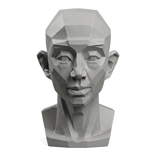 Planar Head Model Drawing Mannequin Artists Learn Planes of Face Human Manikin Head for Medical and Artistic Drawing Skecthing Painting Small Head Drawing Figure Mannequin (Male 5.1 in) - color: Male 5.1 IN