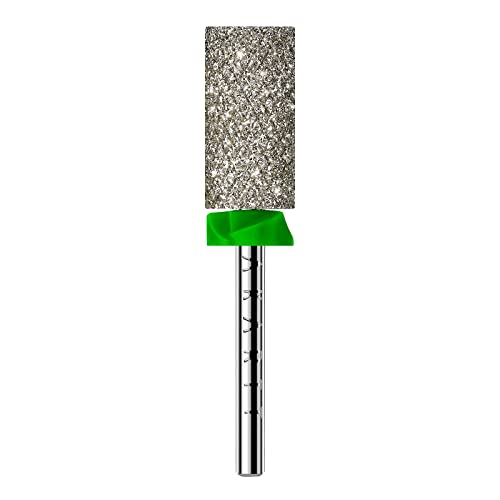 Makartt Nail Drill Bits - Large Barrel Carbide Diamond Sanding Bit for Gel Nails Polish Remove, Upgrade Drill Tips with Cross Teeth and Dust-Proof Ring for Manicure Salon Shaping, C #80 Grit - size: Diamond Barrel Bit-C