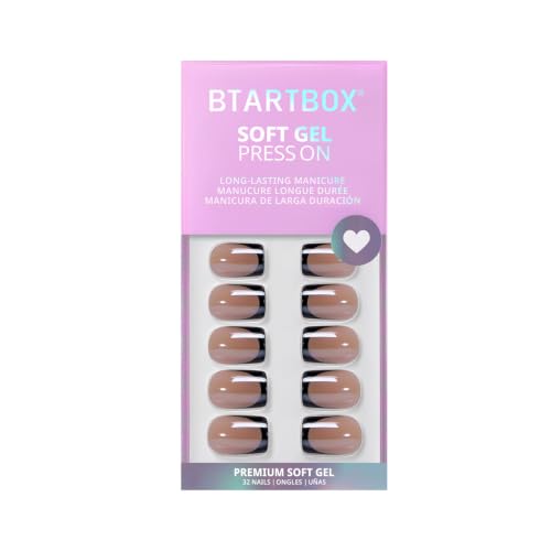 BTArtbox Halloween Press On Nails, Short French Tip Nails, 30Pcs Full Kit - color: A1-Braveheart