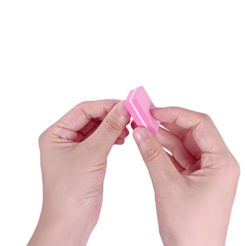 Nail Buffers (50 Pack), Mini Buffer Block Nail File for Acrylic Nails and Natural Nails, 100/180 Grit Nail Buffer Block Bulk Buffing Blocks for Nail Buff Professional Manicure File Blocks Set Pink - size: 50 Pcs Mini 100/180 Grit Pink/White
