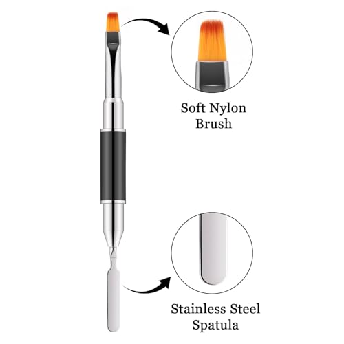 6Pack Nail Art Liner Brushes, Dual-Ended Dotting & Fine Drawing