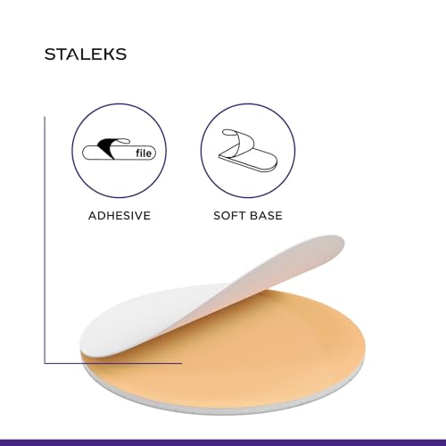 STALEKS PRO PODODISC Soft Adhesive Foot File Refills, 0.8 Inch, 100 Grit - color: 100 Grit