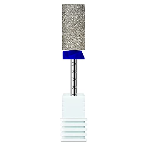 Makartt Nail Drill Bits - Large Barrel Carbide Diamond Sanding Bit for Nails Prep Shaping, Upgrade Drill Tips with Cross Teeth and Dust-Proof Ring for Manicure Salon Cuticle Remove, M #150 Grit - size: Diamond Barrel Bit-M