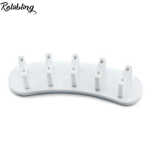 Nail Tip Practice Display Stand Set for Gel Nail Training - color: White