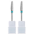 3/32" 2PCS Clean Cone Carbide Cuticle Cleaner Bit for Nail Prep & Cleaning - color: 008 Silver, size: M
