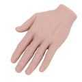 Silicone Male Hand Model, Reusable Silicone Artificial Hand Model for Festival Props Painting Practice, Silicone Tattoo Practice Hand for Experienced Tattoo Artists and Beginners - size: Left Hand