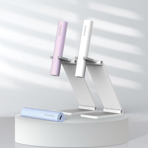 UV Light for Gel Nails, Mini UV LED Nail Lamp Handheld with Stand - size: Violet
