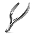 FVION Cuticle Clippers - Precision Cuticle Cutter, Extremely Sharp Cuticle Scissors, Stainless Steel Nail Cuticle Remover, Cuticle Nipper, and Professional Manicure Tool (4mm Jaw) - color: Silver