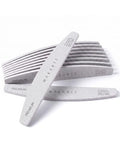 Makartt 100/180 Grit Nail Files, 10PCS Zebra Emery Boards for Nails - size: 100/180 Grit
