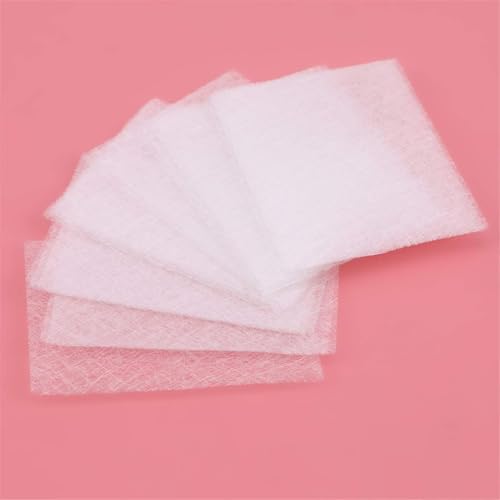 40Pcs Nails Kit Nail Extensions Kit Fiberglass Nail Art Builder Wrap Sticker Tips with Shape Clip Repair Broken Nails Nail Art Accessories Nail Repair kit (White)
