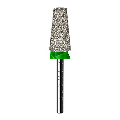 Makartt Nail Drill Bits, Tapered Barrel Carbide Diamond Sanding Bit for Gel Nail Polish Remove, Upgrade Nail Drill Tips with Cross Teeth and Dust-Proof Ring for Manicure Salon Nail Shaping, C #80 Grit - size: Diamond Tapered Bit-C