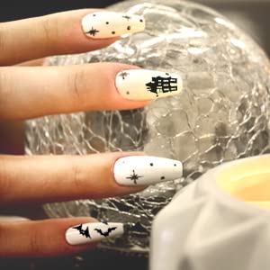 Abodhu Acrylic Natural Nail Tips Kit 500 Pcs French Tip Nails Set