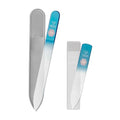 Bona Fide Beauty Czech Glass Nail File and Shiner Duo Set (Aqua) - color: Aqua