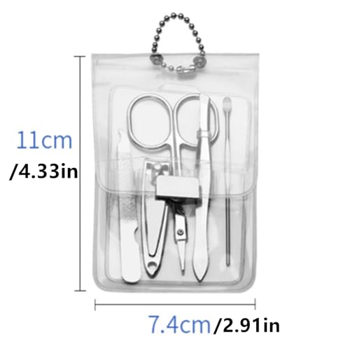 2 Pack Manicure Pedicure Set Portable Nail Clippers Nail Care Kit