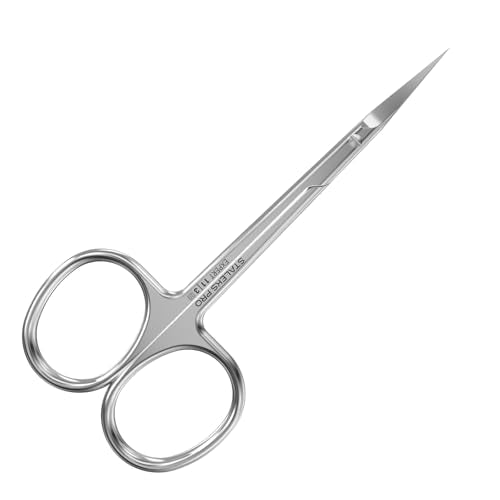 STALEKS PRO Expert 11 Left-Handed Cuticle Scissors, 25 mm Curved Blades - size: L