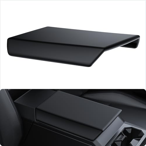 BASENOR Armrest Cover for 2026-2024 Tesla Cybertruck Scratch Resistance - size: Cybertruck Black