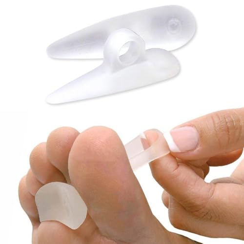 NatraCure Gel Hammer Toe Crest Pads (Left/Right) - 2 Pairs - Straightening Cushion for Mallet and Overlapping Toes - 3035-M RET 4PK - size: Hammer Toe Crests - 2 Pair