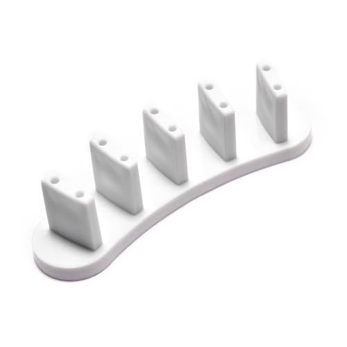 Nail Tip Practice Display Stand Set for Gel Nail Training - color: White