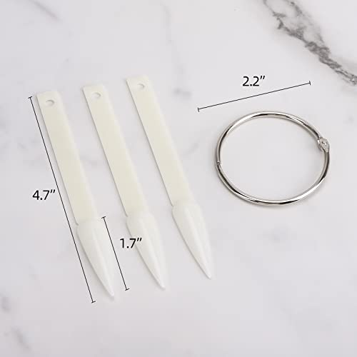 160 Pieces Nail Swatch Sticks Natural Stiletto Display Tips Color Swatches Pointed Tip Nail Sample Sticks