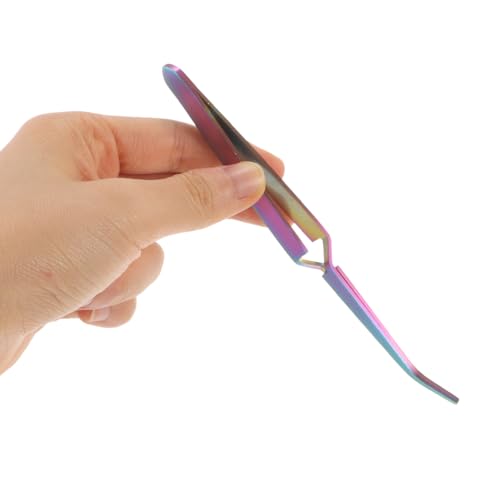 Nail Tools Nail Clips 2Pcs Nail Pinching Tools, Multi-Function Nail Shaping Tweezers Nail Art Pincher, Manicure Pinching Clips Curve Nail Extension Clips Nail Clip Nail Set Tool