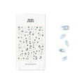 5D Embossed Flower Stickers for Nail Art White Floral Self-Adhesive Pearls Nail Art Decals for Women Nail Supplies Art Design Stickers (to5792_S) - style: to5792_S