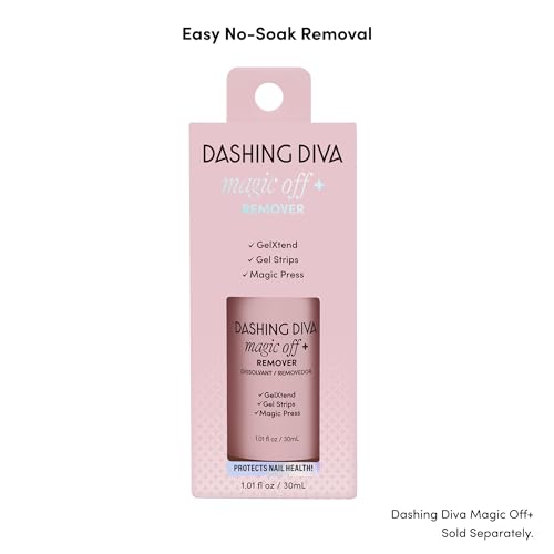 Dashing Diva Glaze Design Nail Strip Set - Gnome of Your Business - Long Lasting, Chip Resistant, Semi-Cured Gel Nail Strips - 4-Piece Manicure Set with 32 Strip - color: Gnome of Your Business