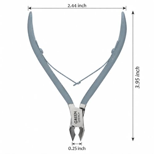 1piece Cuticle Trimmer Nipper 9 Color (Gray) - color: Gray Nipper - Pack 1