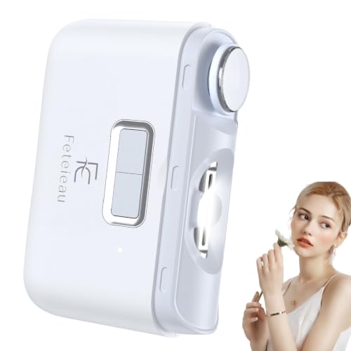 Electric Nail Clipper,Automatic Nail Clipper,Rechargeable 2 Speed Nail Clippers Set,45DB Nail Kit,LED Light Electric Nail Clippers for Adults,Seniors,People,2 in 1Design Manicure Set Portable White - color: White Dark