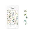 5D Embossed Flower Nail Art Stickers, White Floral, TS-4236 - style: TS-4236