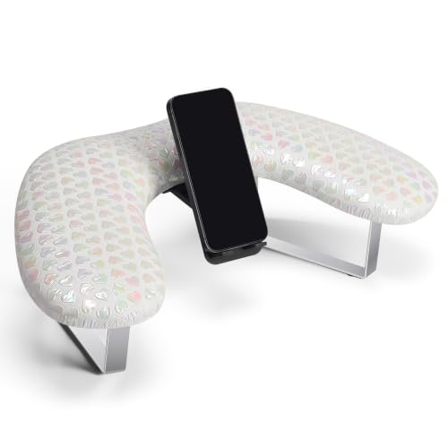 Arm Rest for Nails Tech, Manicure Hand Rest, U-shaped Armrest - color: White